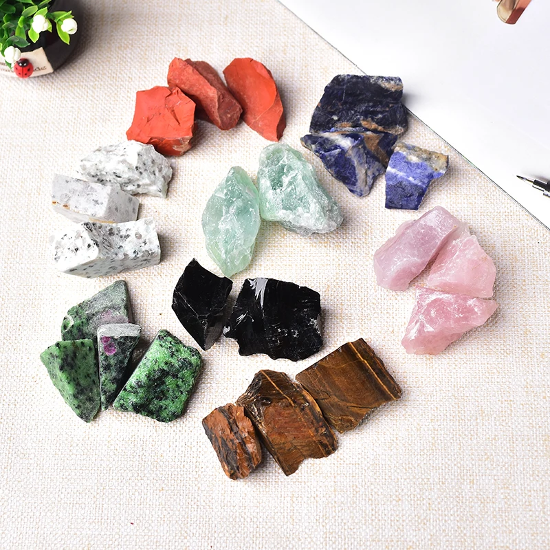 50g/100g Natural crystal Gravel Quartz Specimen Home Decor Colorful for aquarium Healing Energy Stone Reiki Rock Mineral Ore | Дом и сад