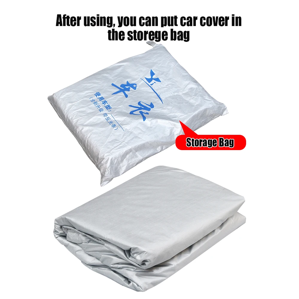 Full Car Cover Suv Outdoor Anti-uv Sun Snow Rain Dust Protection