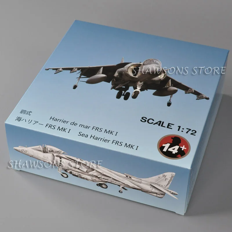 1: 72 Масштаб литья под давлением военная модель игрушки Sea Harrier FRS MK I реактивный истребитель миниатюрный самолет Реплика коллекция