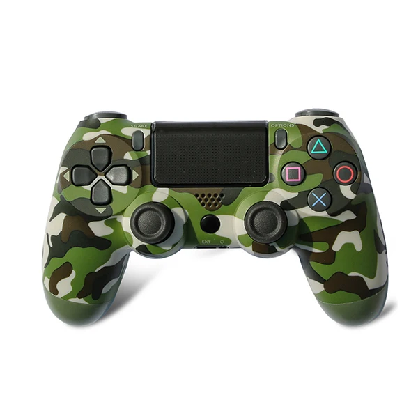 Camouflage-green Bluetooth Wireless Gamepad For PS4 Controller For Playstation 4 Dualshock 4 Double Vibration Joystick Gamepad - Цвет: Camouflage-green