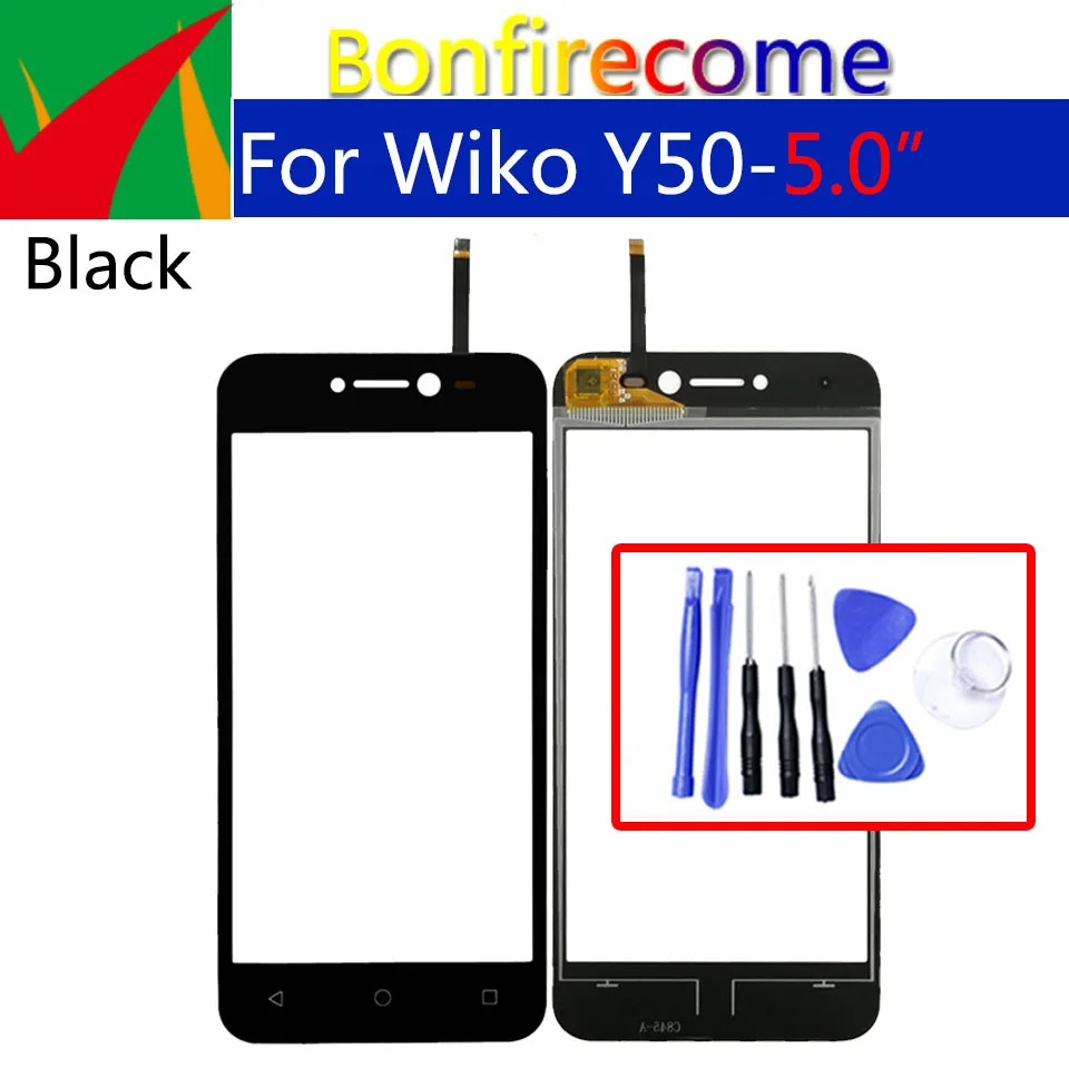 Сенсорный экран 5 0 дюйма для Wiko Y50 сенсорная панель дигитайзер сенсор замена ЖК