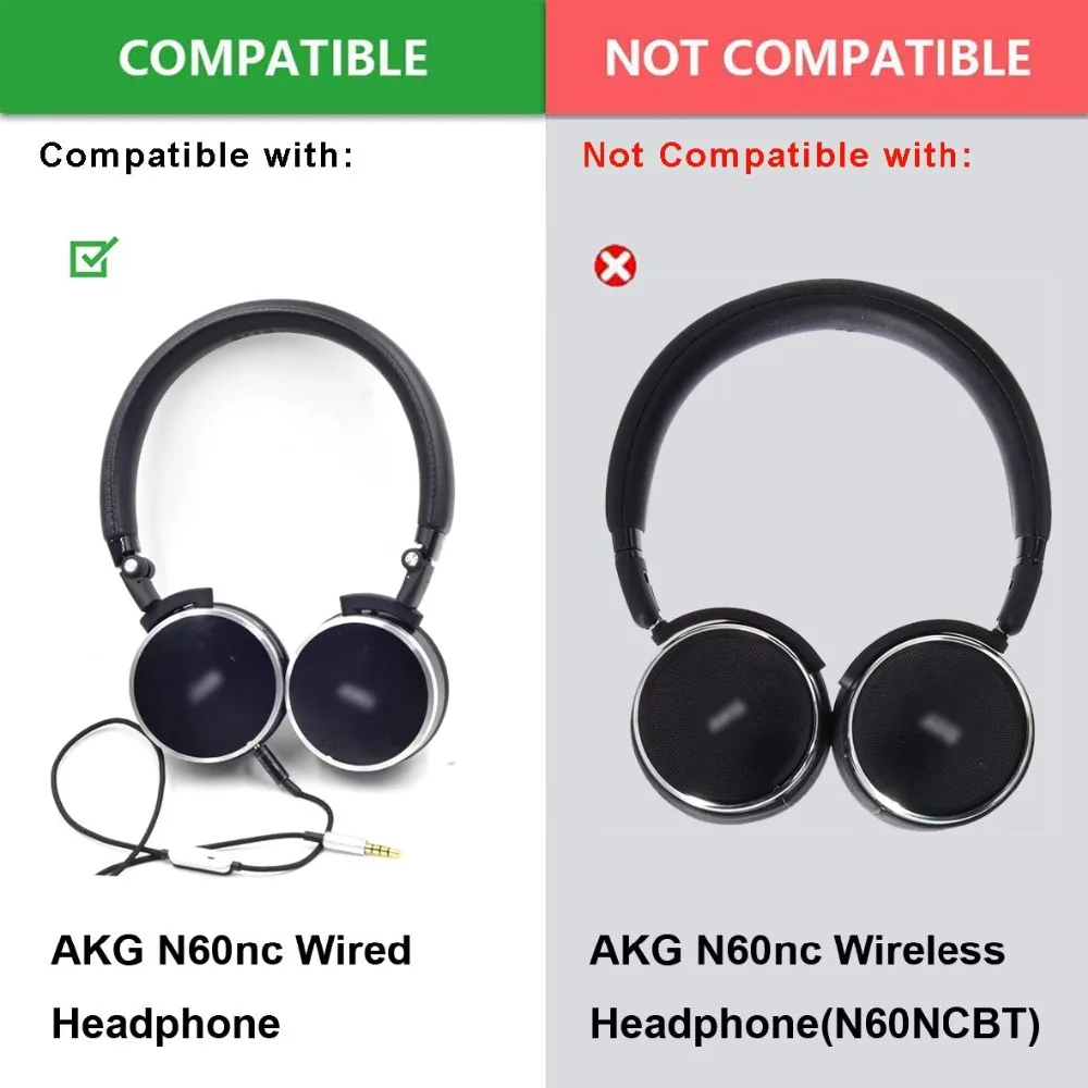 AKG N60NC Wired Wireless BT Headphones ear pads cushion foam cover