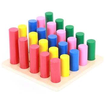 

Educational Wooden Toys for Children Geometry Ladder Toy Baby Development Practice and Senses Toys