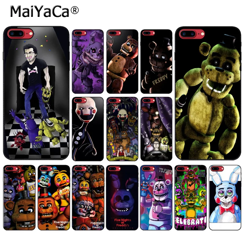 Чехол для телефона MaiYaCa five nights at freddy's fnaf freddy для iphone 11 Pro 11Pro MAX X XS MAX 6 6s 7 7plus 8 8Plus 5 5S SE XR 10