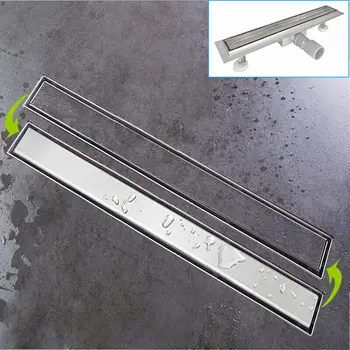 

2 in 1 Invisible Shower Channel Stainless Steel Drain Floor with Siphon Inserted Tile