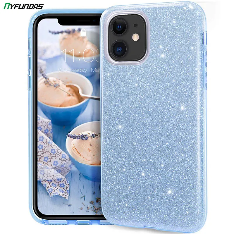 Блестящий чехол для iPhone 11 Pro Max 12 Mini X XR XS 8 Plus 7 SE 2020 iPhone11 шикарный роскошный