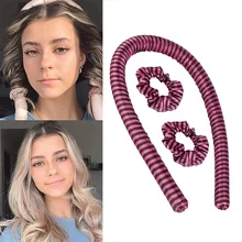 

Heatless Hair Curler Heatless Curling Rod Headband With 2 Hair Ties And 1 Hair Clip No Heat Hair Rollers For Long Hair Curler
