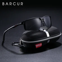 BARCUR, спортивные алюминиевые солнцезащитные очки, мужские поляризованные солнцезащитные очки, Брендовые спортивные очки