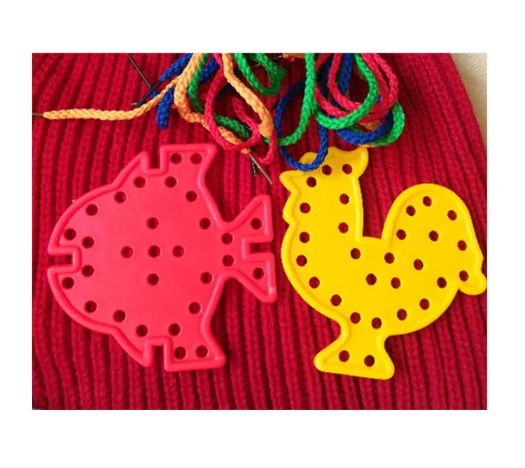 

Children'S Educational Toy Special Offer Teaching Aids Plastic Threading Board String Wire Board Wire-wrap Board Parent-Child Ea