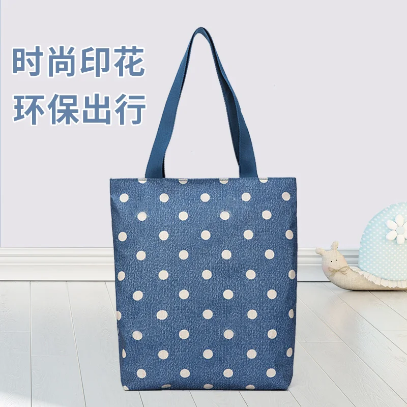 Пользовательский логотип печать многоразовая Складная моющаяся большая переносная сумка для покупок тканевая сумка рекламная сумка продуктовая спортивная сумка для еды