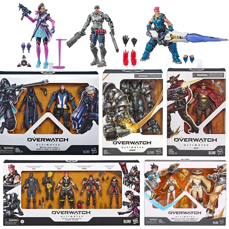Экшн-фигурки Hasbro Overwatch подвижные коллекции Вильгельм фара солдат милосердия 76