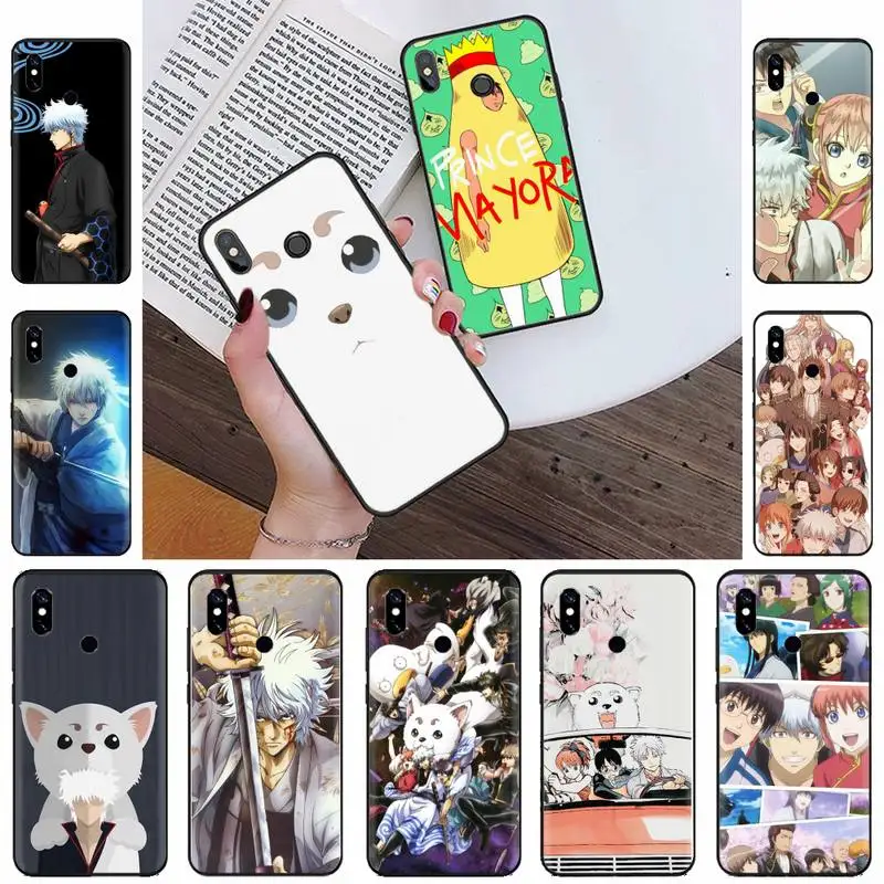 

GINTAMA amine fashion cool Phone Case For Xiaomi Mi A1 A2 5 6 6PLUS 8 9 SE Lite MIX 2 2S MAX 2 3 Pocophone F1