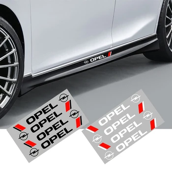 

4pcs/lot High Quality Logo Car Door Handle Stickers Decal For Opel Astra H Astra J Mokka Astra G Insignia Astra Corsa Zafira