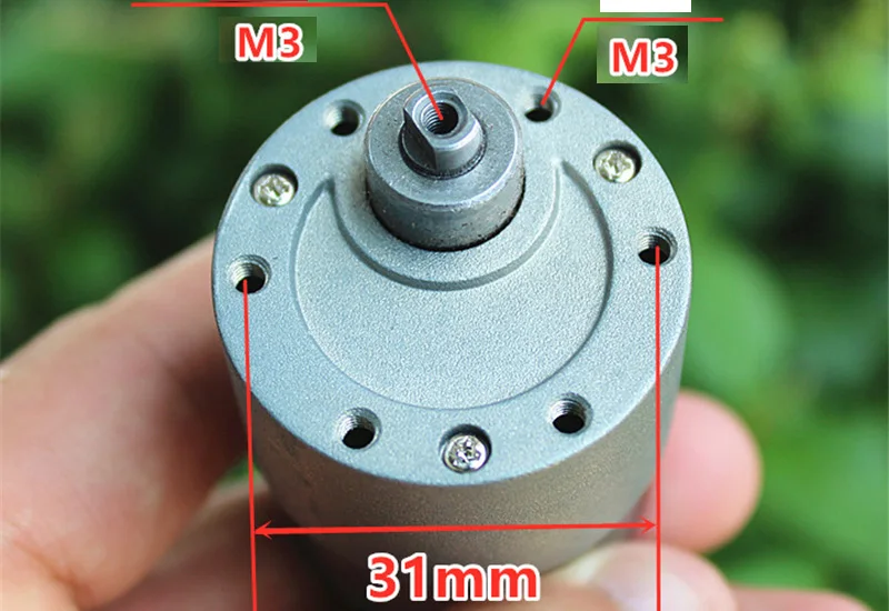 37 DC3-5V 0.3A 260-430 об/мин вперед и назад редуктор металлический редуктор медленный мотор