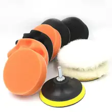 10 шт. 4 дюйма полировальный диск для автомобиля M10 резьбовые инструменты Автомобильная полировальная подушка набор Губка для полировки восковой полировальные накладки уход