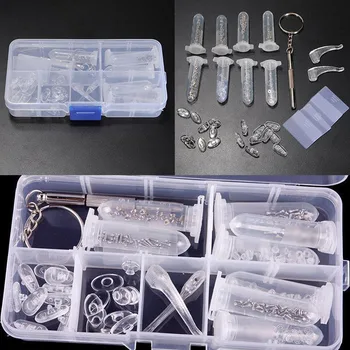 

Optical With Storage Case Screw Nut Nose Pad Professional Durable Stainless Steel Manual Practical Glasses Repairing Tools