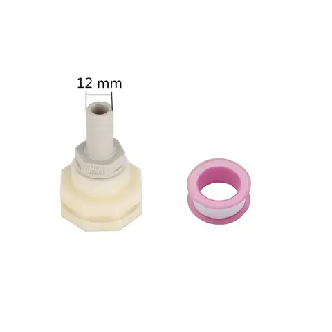 Plants Irrigation Tool 1/2" Female thread to 8/10/12mm Pipe Interface Connector Plastic Water Tank Connector 1 Pc