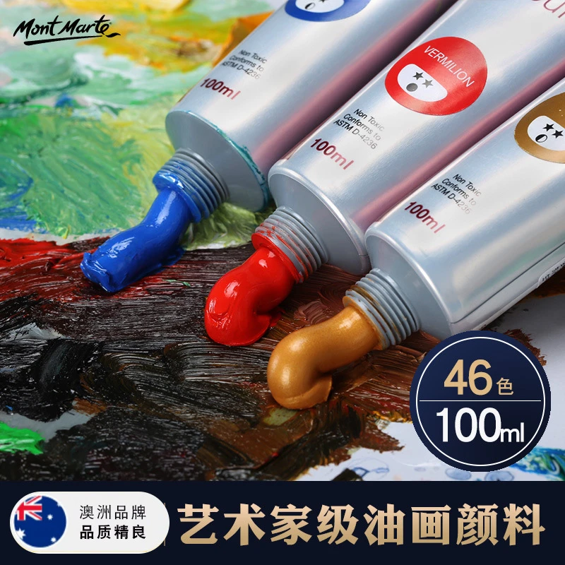 Mengmate 100ml Minyak Lukisan Pigmen Sesuai Kreasi Artistik 46 Warna Lukisan Cat Minyak Cat Studio Besar Cabang Lukisan Cat Minyak Aliexpress