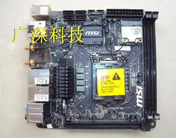 

MSI Z97I AC Original Used Desktop Motherboard Z97 LGA 1150 DDR3 SATA3 USB3.0 16G Mini-ITX mainboard