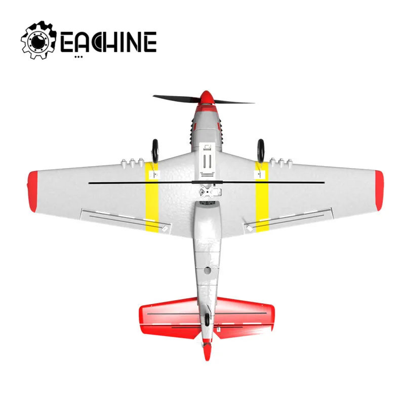 Eachine Mini P-51D EPP 400mm Wingspan 2.4G 6-Axis Remote Control RC Airplane Trainer Fixed Wing RTF One Key Return for Beginner | Игрушки и