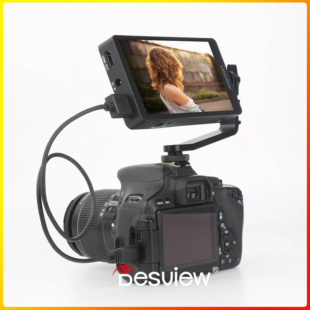 Destview S6 Plus 4K Monitor 5.5 Inch 3D LUT Full Touch Screen Field Monitor HDMI FHD 1080P On Dslr Camera For Caonon Nikon Sony Destview S6 Plus 4K Monitor 5.5 Inch 3D LUT Full Touch Screen Field Monitor HDMI FHD 1080P On Dslr Camera For Caonon Nikon Sony