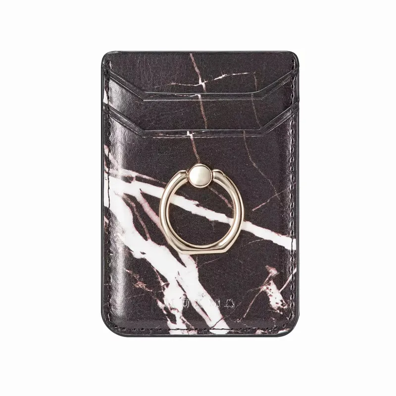 Самоклеющиеся мраморные наклейки для телефона с карманом для карт, держатель для телефона для iPhone 11 11 Pro Max XR, кошелек, ID стикер, модные женские чехлы