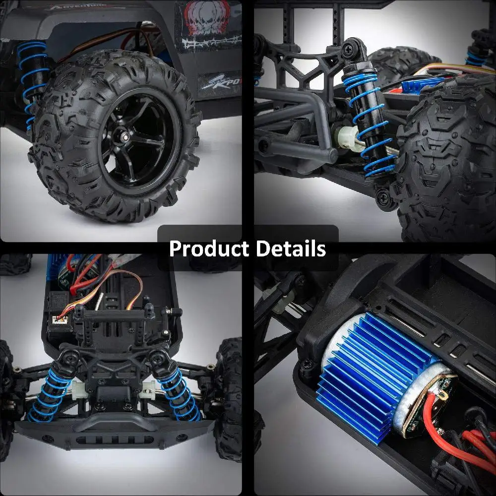 9304E 1:18 RC автомобиль вездеход Багги 40 км/ч высокая скорость 4WD электромобиль 2,4 ГГц Радиоуправляемый водонепроницаемый грузовик
