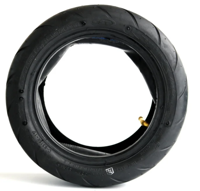 outer inner wheel Assembly Scooter 90/65-6.5 11inch Scooter Off-Road Tire Front Rear Tyres Wheel For 11inch Electronic Scooter - Цвет: outer inner wheel
