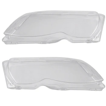 

2x Right/Left Side Car Headlight Lens Covers Headlight Cover for BMW E46 320I/325I/325Xi 4DR Sedan 2001 2002 2003 2004 2005 2006