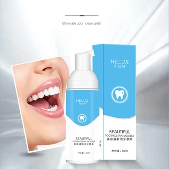 

Remove Tooth Stains Breath Teeth Whitening Foam Toothpaste Wholesale Pro Teeth Cleaning Mousse