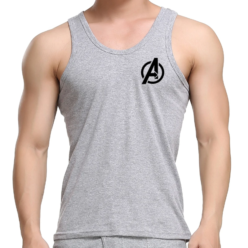 

MARVEL Avengers Brand joker Stringer Clothing Casual Tank Top Men Fitness Singlet Sleeveless Shirt Cotton Muscle Vest Undershirt