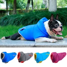 Лидер продаж, ПЭТ Флисовые толстовки Одежда для собак жилеты держать теплый плащ для домашних животных парки одежда для собак осень-зима товары для чихуахуа дешево