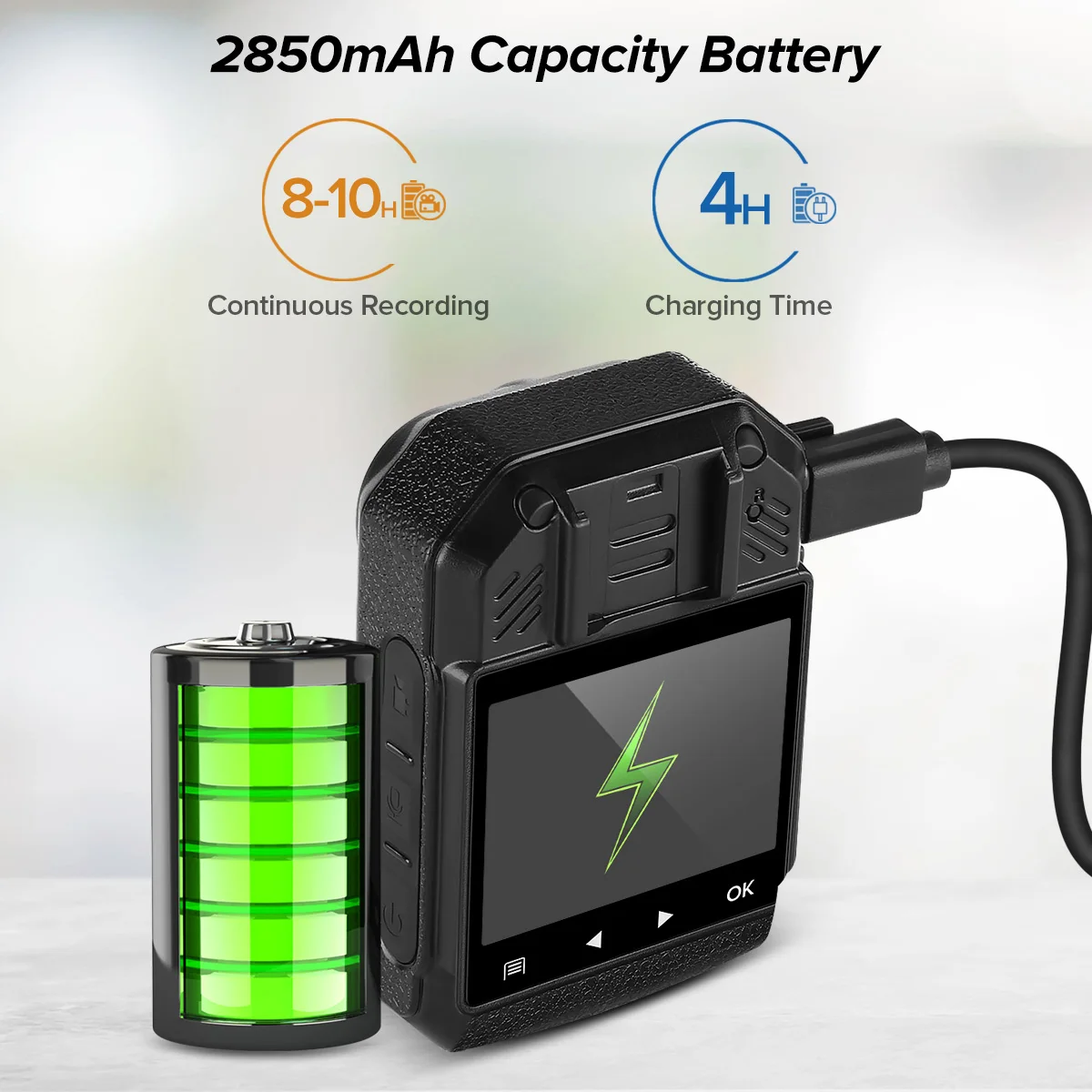 Boblov KJ21 Pro Body Worn Camera HD 1296P DVR Video Security Cam IR Night Vision Wearable Mini Camcorders police camera