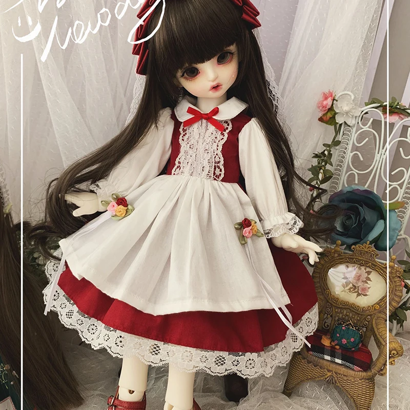 Кукла Одежда bjd кукла платье+ повязка для волос для blyth кукла 1/6 1/4 bjd кукла аксессуары платье костюмы