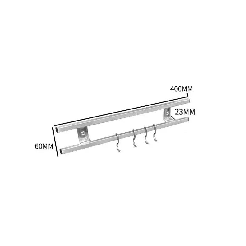Для ножей органайзер для кухонных принадлежностей настенный стеллаж для хранения крюк Серебро 304 нержавеющая сталь 1 шт. магнитный держатель для ножей