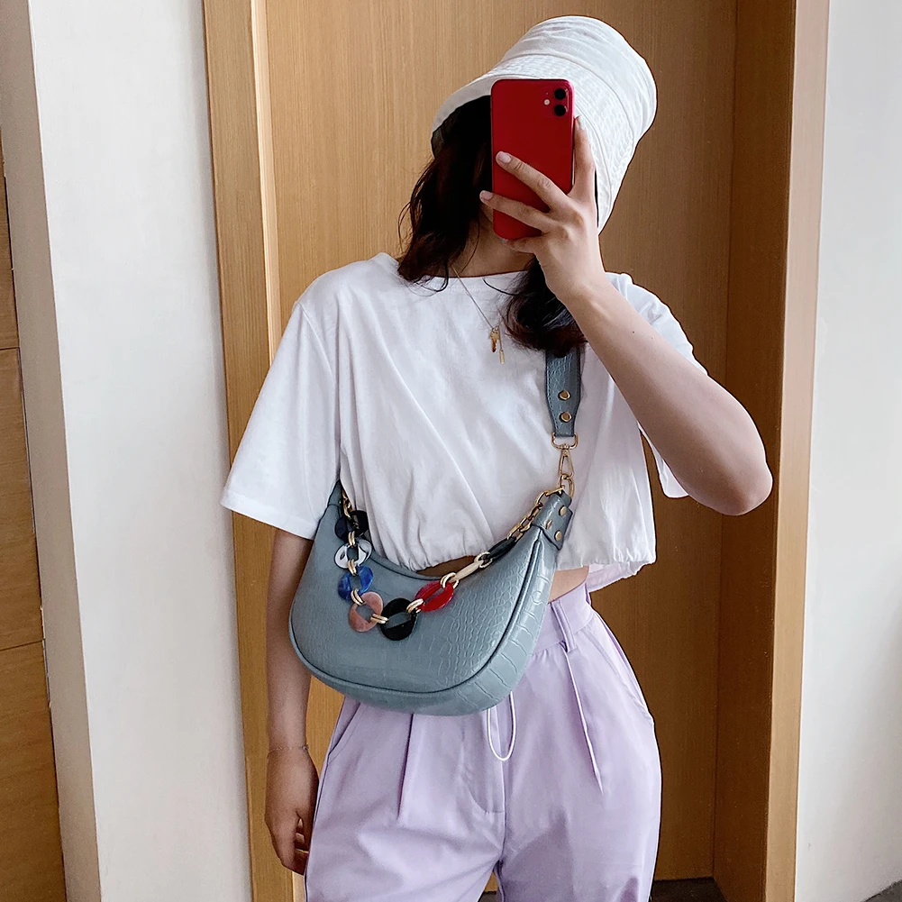 Женские сумки через плечо из искусственной кожи с каменным узором в стиле ретро