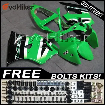 

Custom motorcycle cowl for ZX-6R 2000-2002 ZZR600 05-08 ABS motor panels Injection mold green+gifts