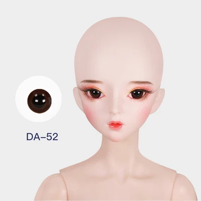 DBS 1/3 bjd кукла глазное яблоко 14 мм для 60 см bjd кукла, только глазное яблоко без куклы без головы - Цвет: DA-52