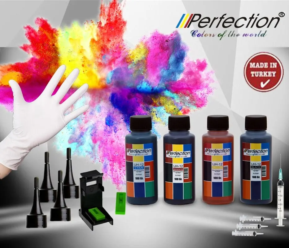 PERFECTION 4x100 мл. CANON PIXMA E3140 PG-46 (PG46) / CL-56 (CL56) совместимый набор для заправки картриджей