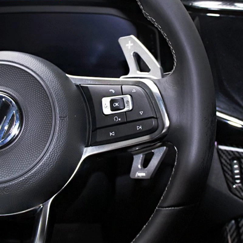 

Car Aluminum Alloy Steering Wheel Shift Paddle Extension for VW Golf 7 7.5 MK7 R Line GTI Accessories 2015-2019