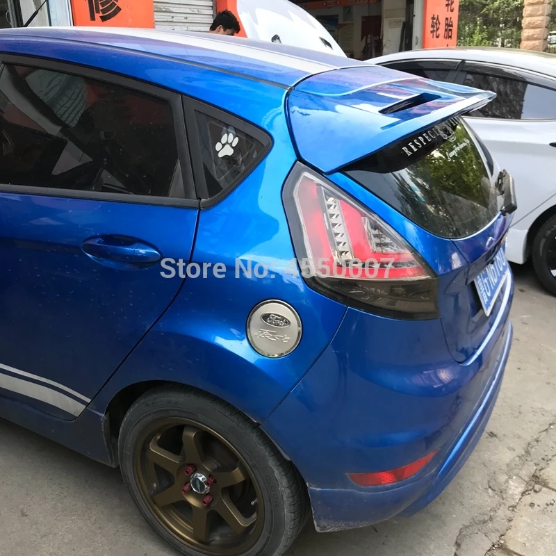 

UBUYUWANT For Ford Fiesta Spoiler 2009 2010 2011 2012 2013 High Quality ABS Material Car Rear Wing Spoiler for Ford Fiesta