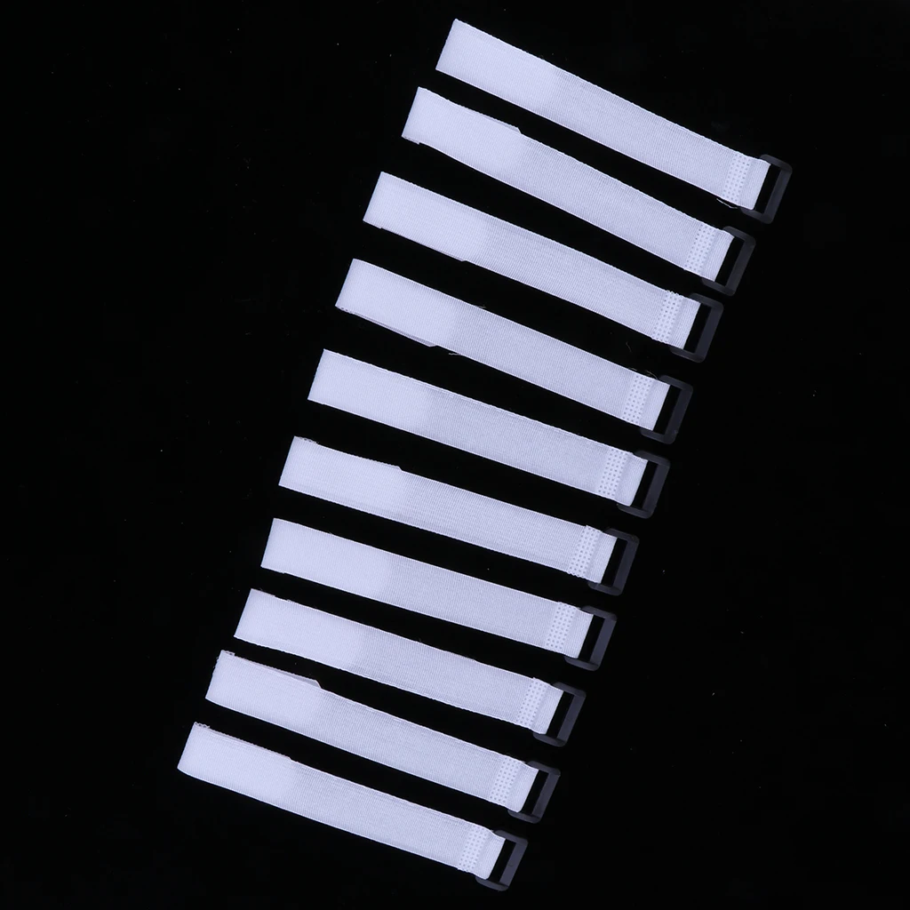 10Pcs Fishing Rod Belt Bands Nylon Webbing Compression Bag Backpack Luggage