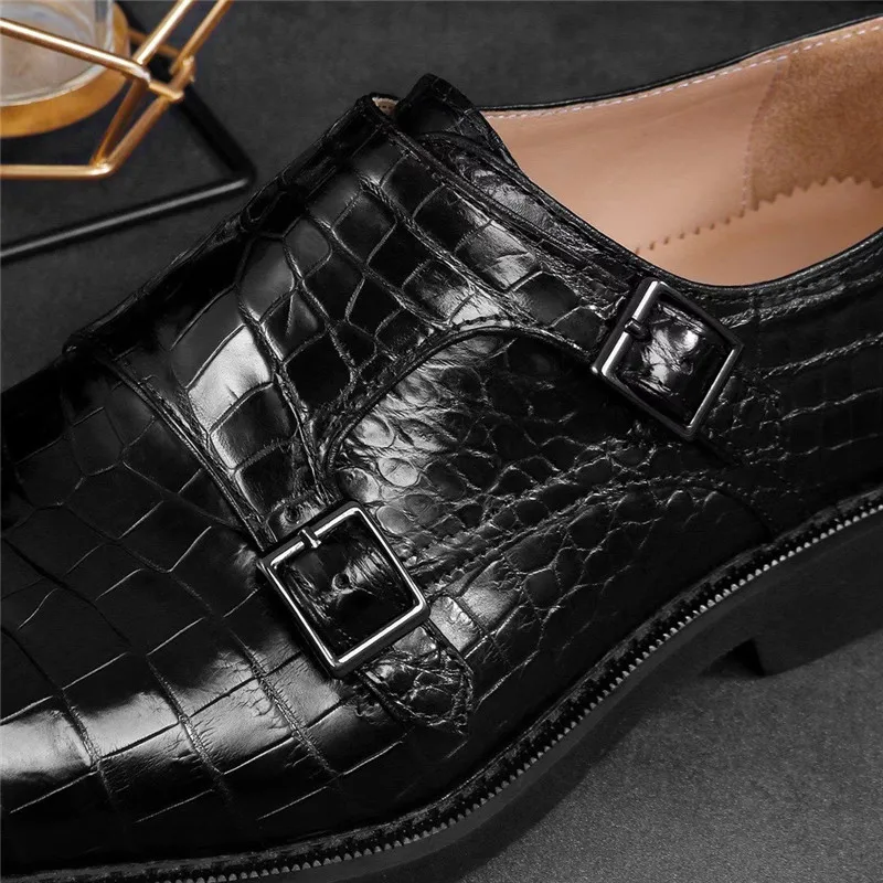 Source Goodyear Welt Genuine Leather Shoes For Pure Crocodile Skin Luxury  Shoes Men Premium Quality Sapato Custom Men Dress Shoes on m.