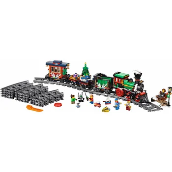 

826pcs lepins with PF Power function Creator 10254 Winter Holiday Train 36001 Children's Halloween gift building block toy gift