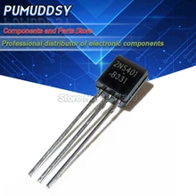 100 шт. 2N5401 TO 92 TO92 0.3A 160V PNP транзисторов новый и IC|Интегральные