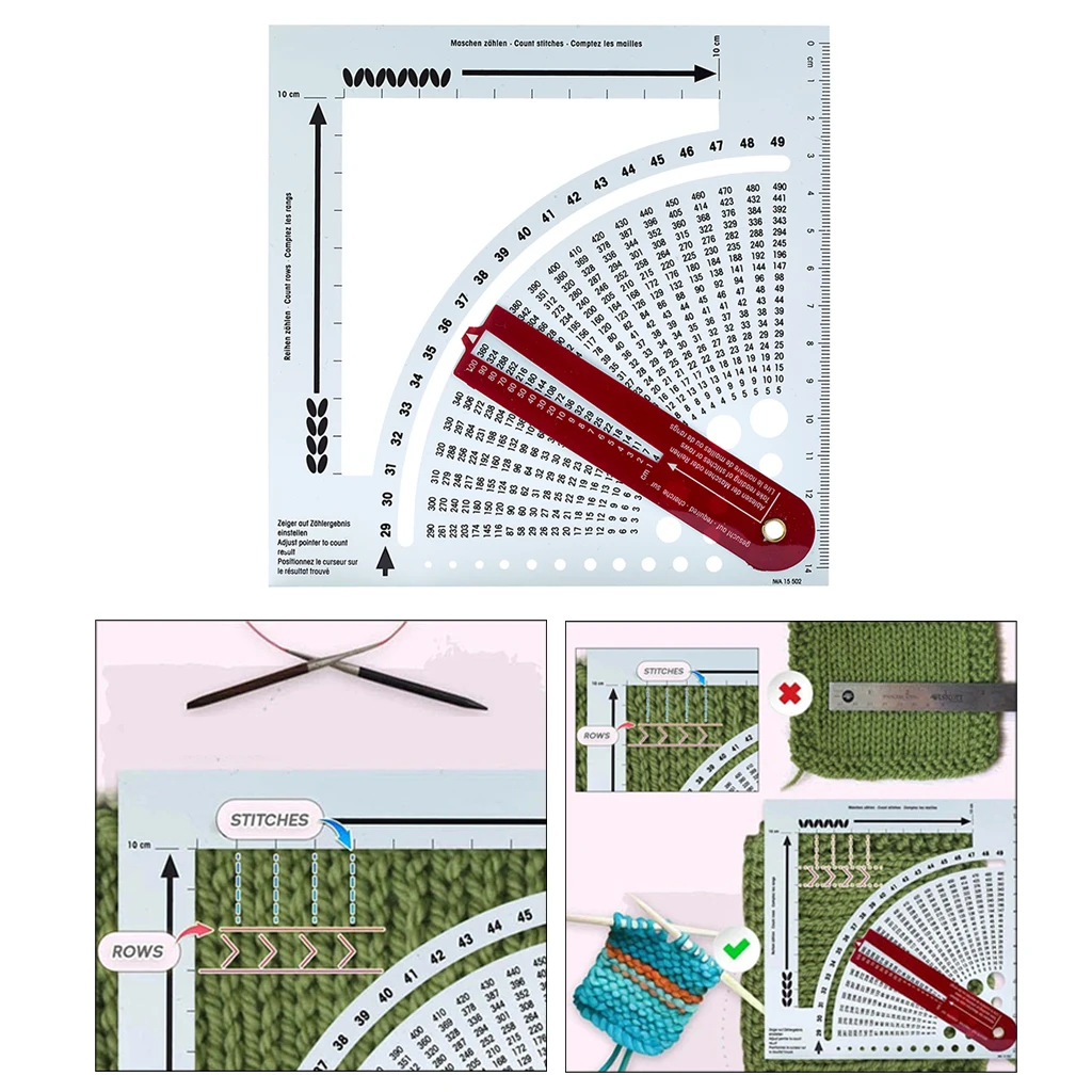 Practical Knitting Calculator and Counting Frame for Sweater Knitting Stitch Calculator Crafts DIY Enthusiast