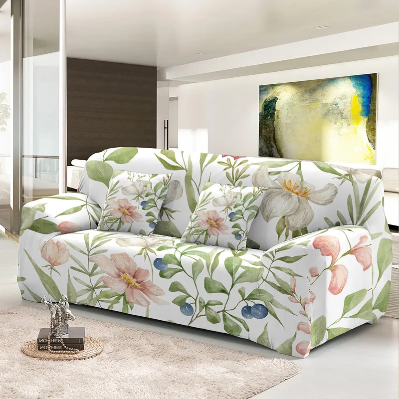 Wholesale Cheap Universal Sofa Cover Elastic 1/2/3/4 Seat High Quality Couch Covers Anti-dust Machine Washable Stretch Slipcover 6