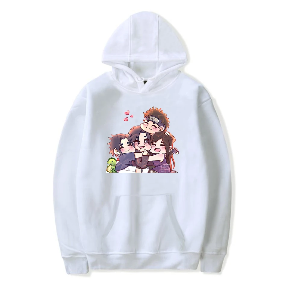 

Graphic Hoodies Women Men Swearshirt Anime Naruto Akatsuki Uchiha Winter Coats Pink Clothes Japanese Streetwear Sudadera Naruto