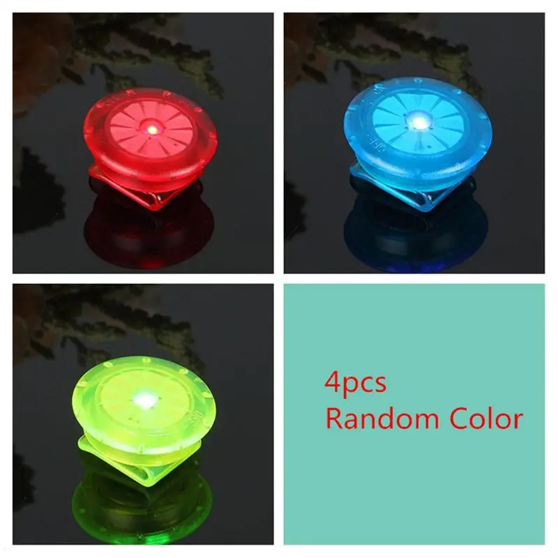 

4pcs Outdoor Running Light Night Sports Warning Light LED Safety Shoe Clip Light