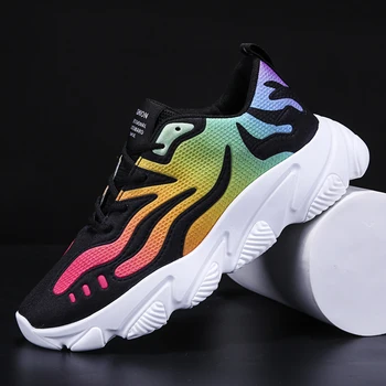

Outdoor Casual Shoes Men Hollow Sole Mesh Breathable Men Sneakers Flat Large Size Footwear Custom Logo Packing For Drop Shipping